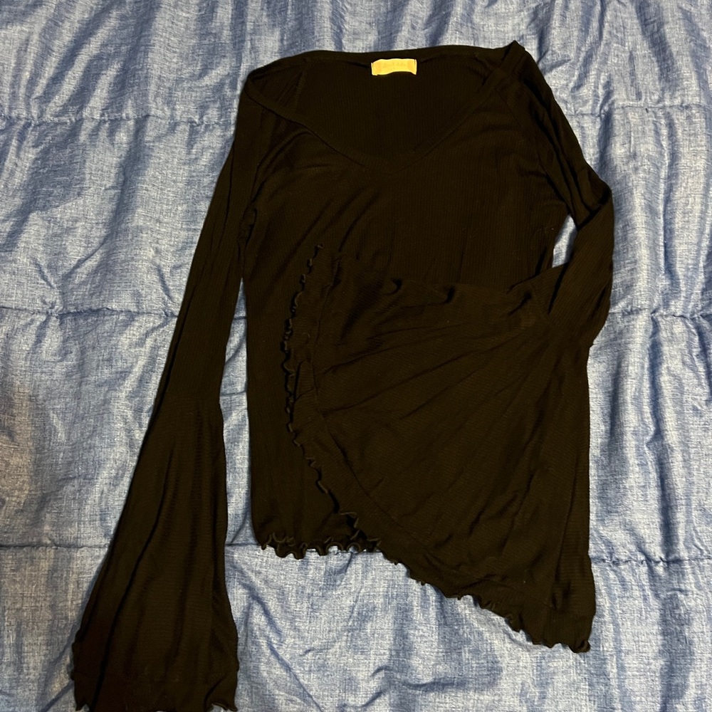 Altar'd State Black Long Sleeve Top